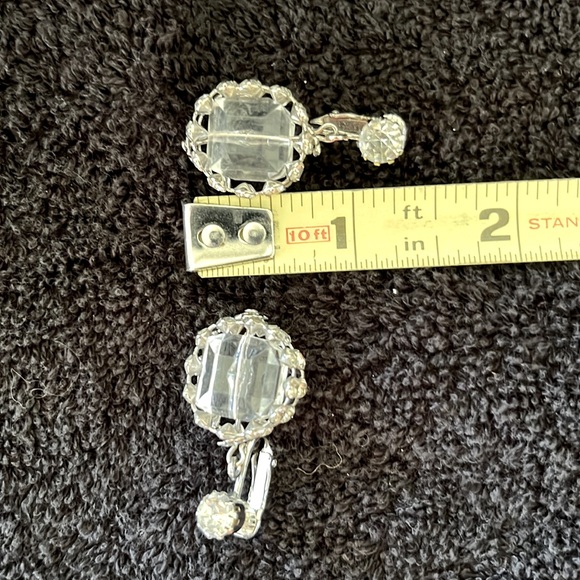 Vintage Sparkling Collection Celebrity Clip On Earrings, Brooch, Hair Cl… - Picture 3 of 9